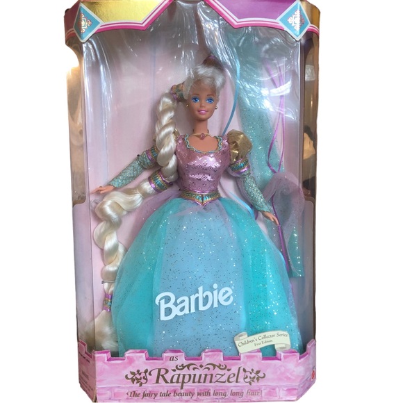 Vintage Rapunzel Barbie Doll 1994 New - Picture 11 of 11